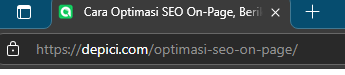 Optimasi URL SEO Friendly