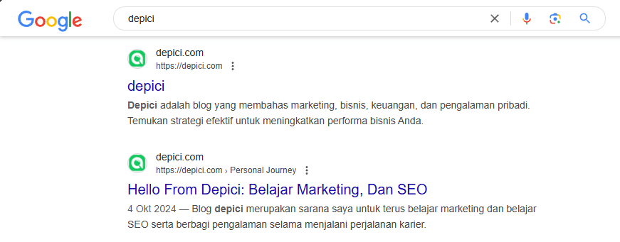 Organic Search Result