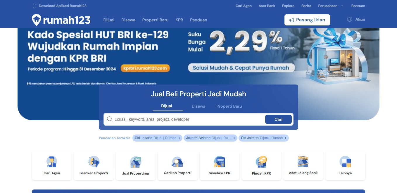 Penerapan SEO di Rumah123