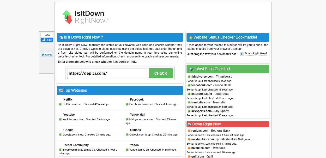 Website Is It Down Right Now
