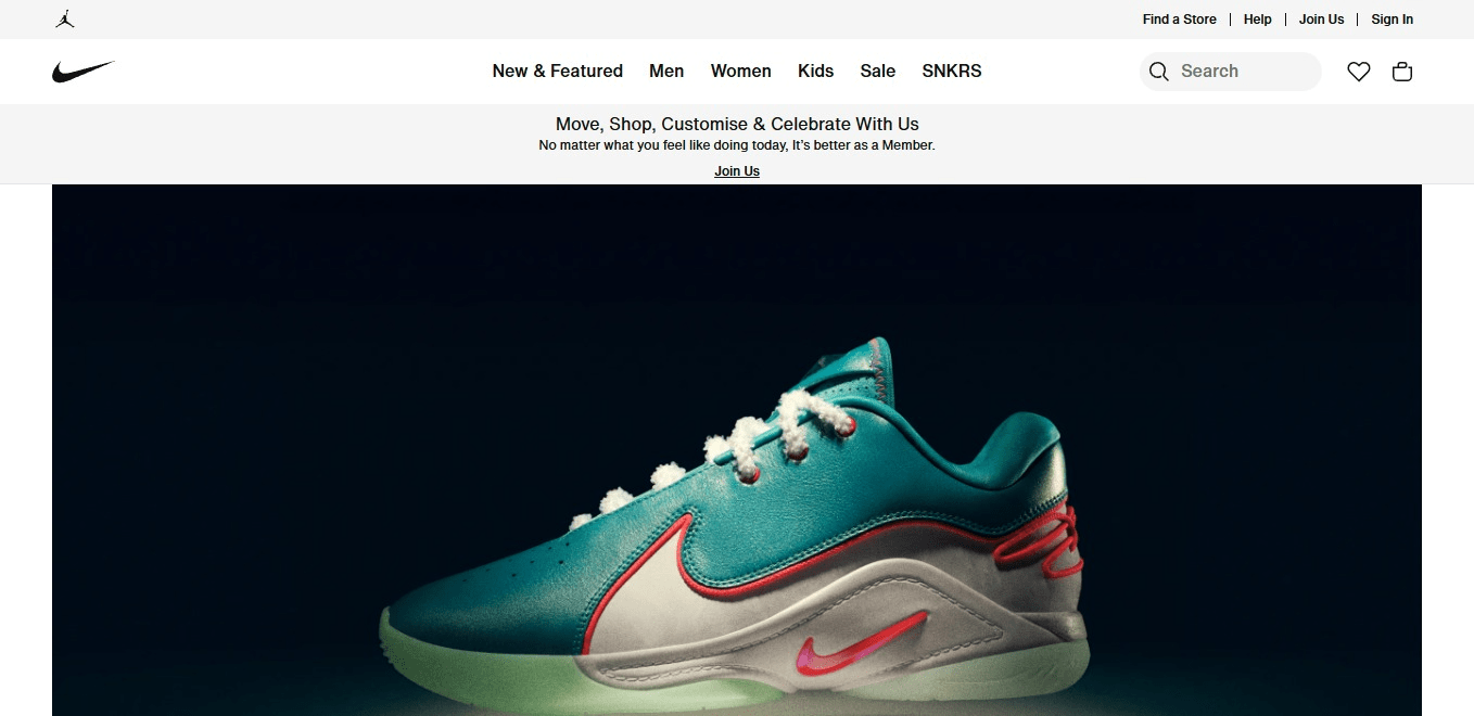 Website Nike