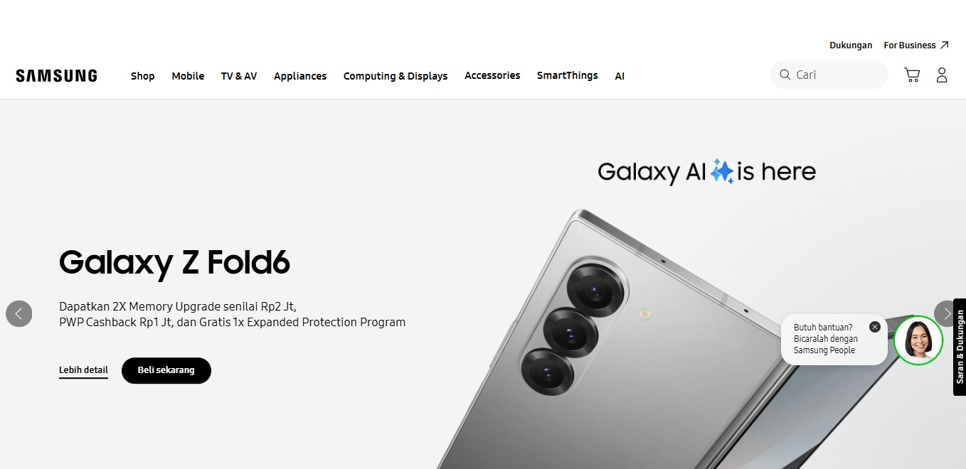 Website Samsung